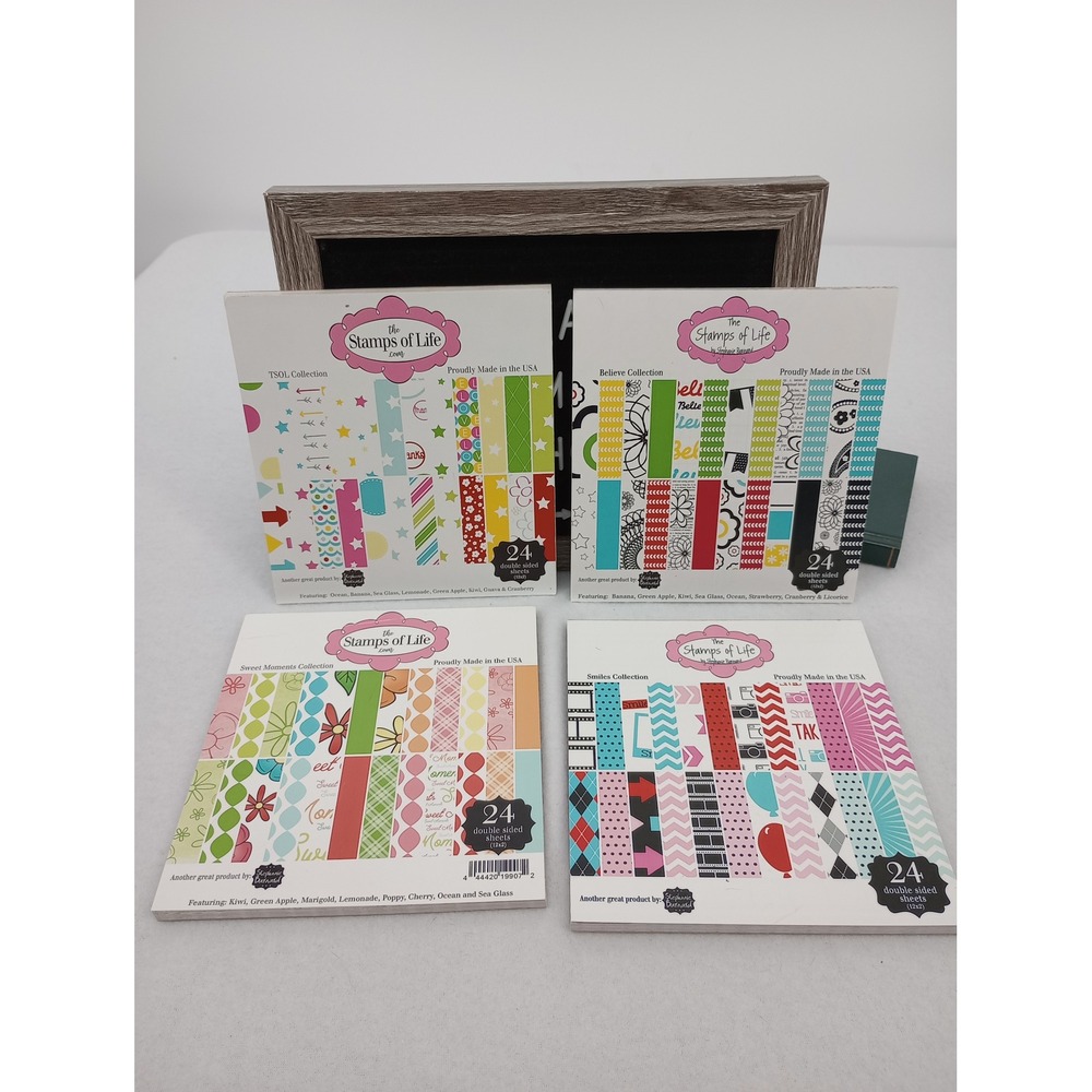 The Stamps of Life Paper Pad Sets Double Sided 6x6 4pk